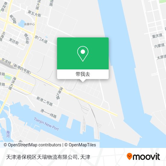 天津港保税区天瑞物流有限公司地图