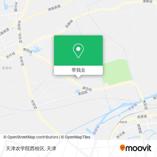 天津农学院西校区地图