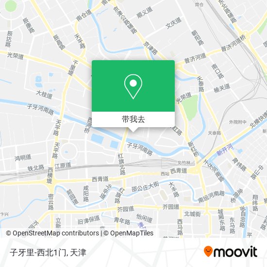 子牙里-西北1门地图
