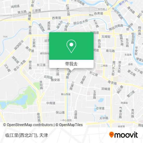 临江里(西北2门)地图