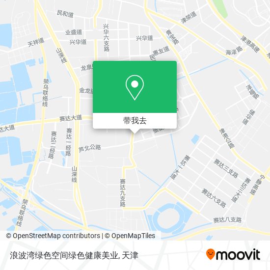 浪波湾绿色空间绿色健康美业地图