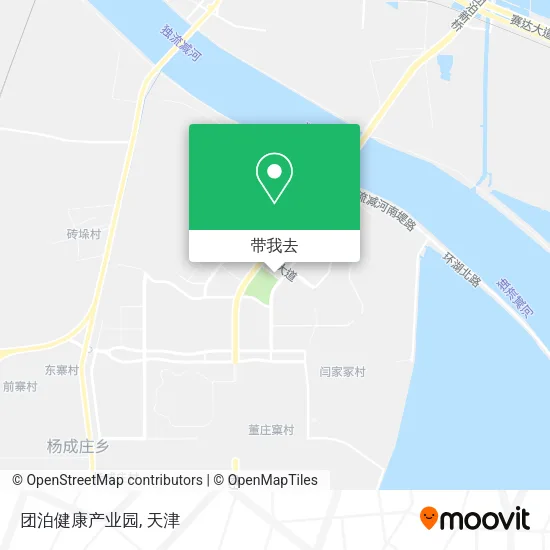 团泊健康产业园地图