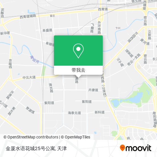 金厦水语花城25号公寓地图