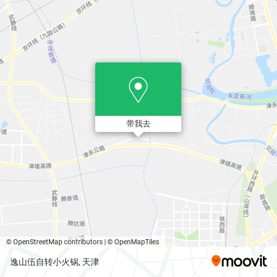 逸山伍自转小火锅地图