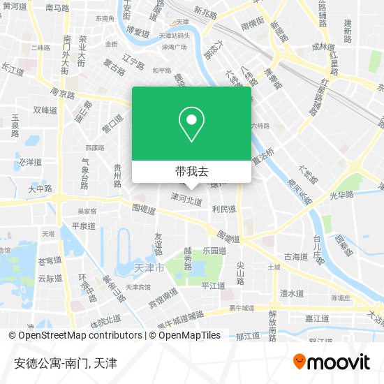 安德公寓-南门地图