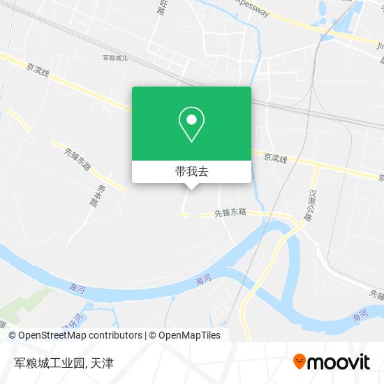 军粮城工业园地图
