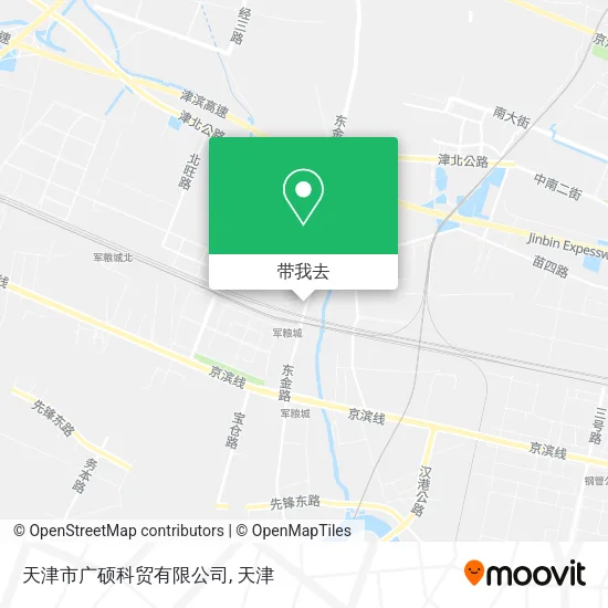 天津市广硕科贸有限公司地图