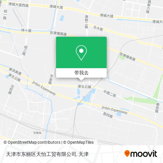天津市东丽区天怡工贸有限公司地图
