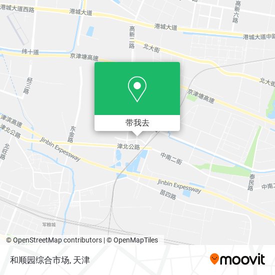 和顺园综合市场地图