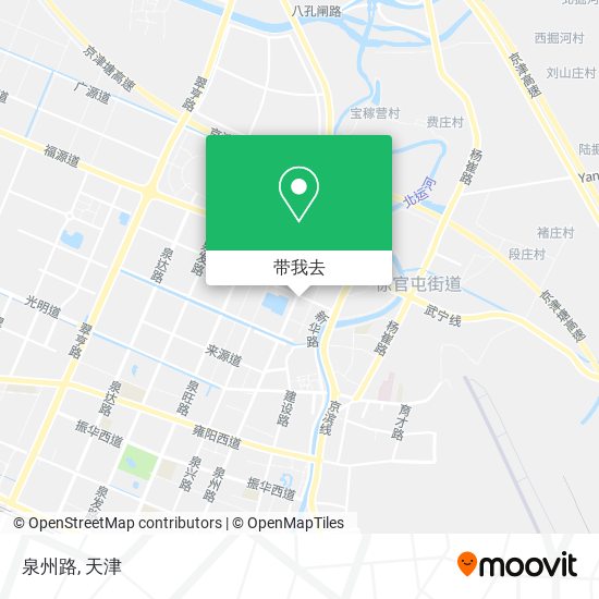 泉州路地图