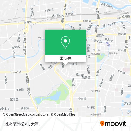 胜羽装饰公司地图