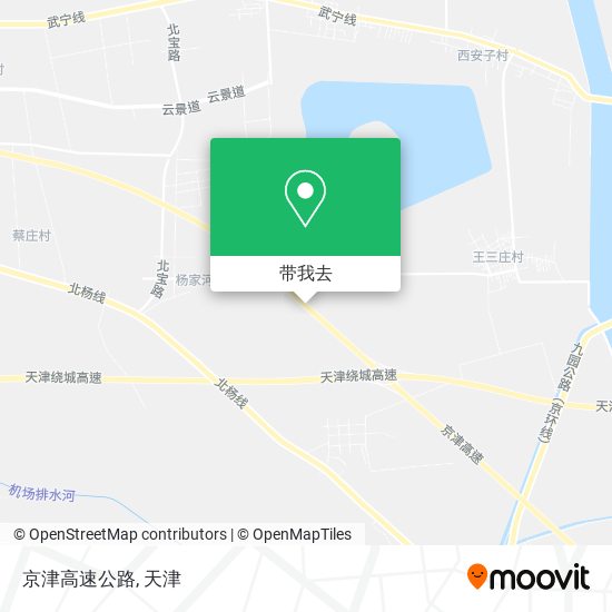 京津高速公路地图