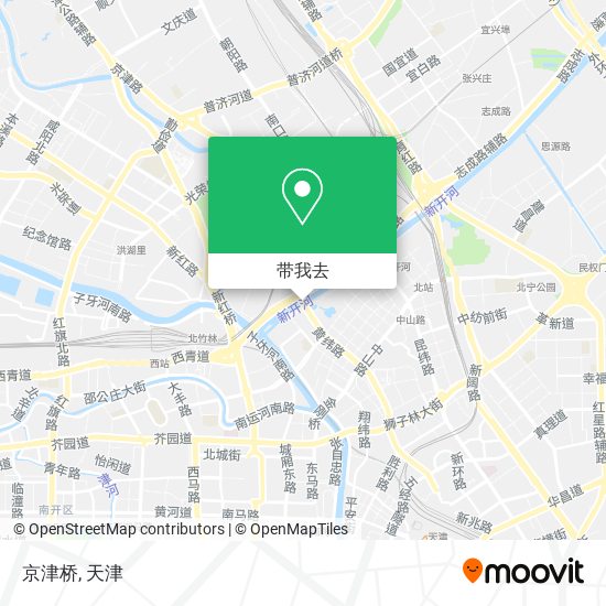 京津桥地图