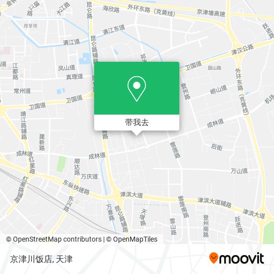 京津川饭店地图