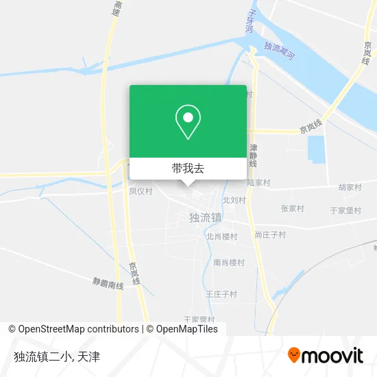 独流镇二小地图