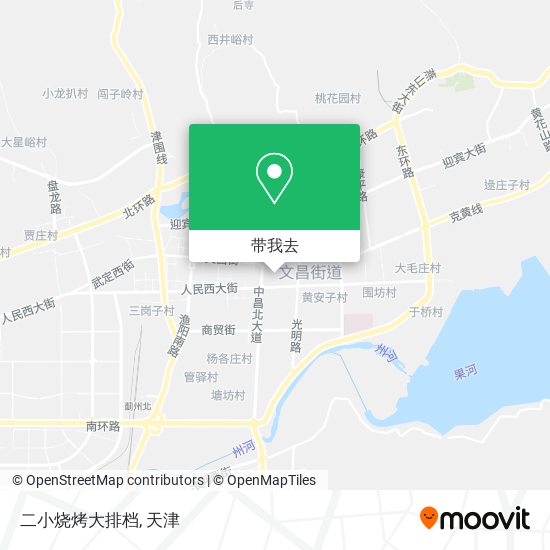 二小烧烤大排档地图