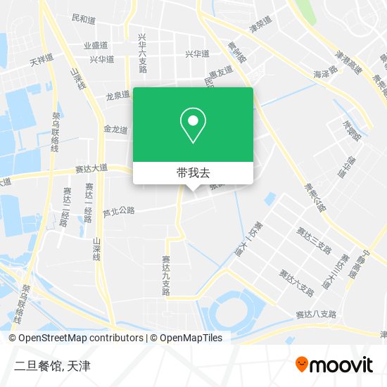 二旦餐馆地图