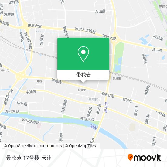 景欣苑-17号楼地图