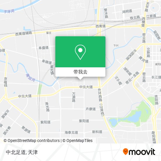 中北足道地图