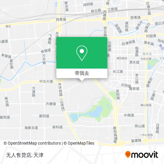 无人售货店地图