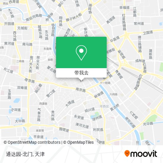 通达园-北门地图