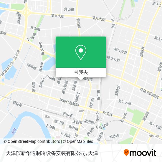 天津滨新华通制冷设备安装有限公司地图