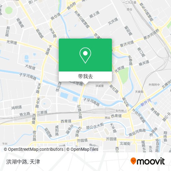 洪湖中路地图