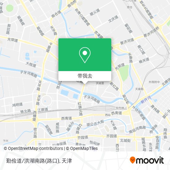 勤俭道/洪湖南路(路口)地图