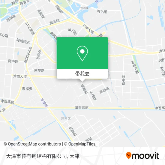 天津市传有钢结构有限公司地图