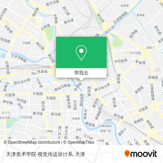 天津美术学院-视觉传达设计系地图