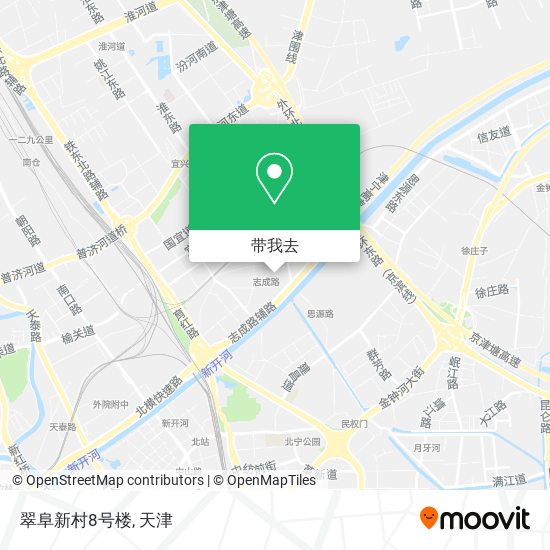 翠阜新村8号楼地图