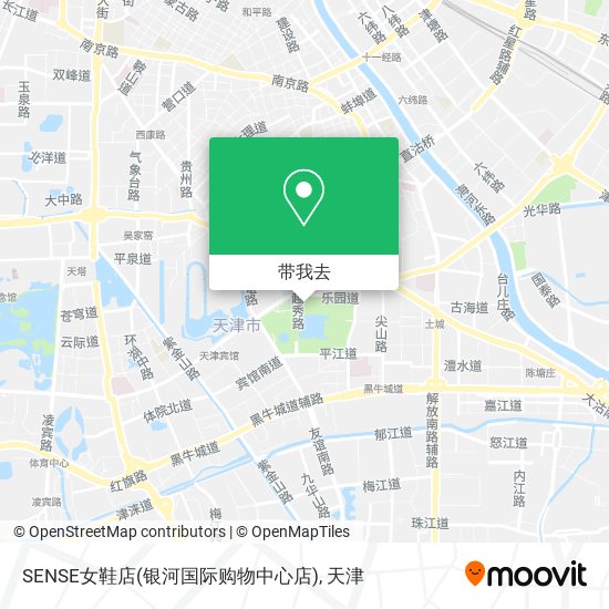 SENSE女鞋店(银河国际购物中心店)地图