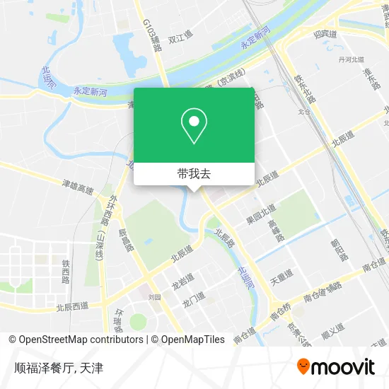 顺福泽餐厅地图