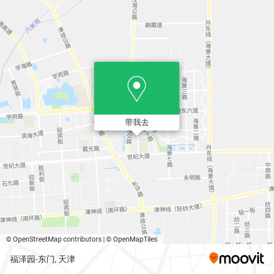 福泽园-东门地图