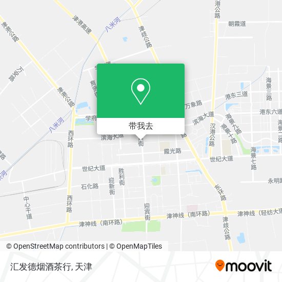 汇发德烟酒茶行地图