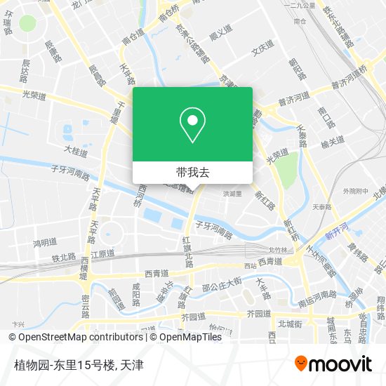 植物园-东里15号楼地图