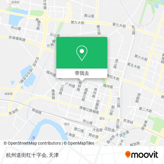 杭州道街红十字会地图