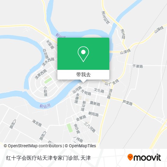 红十字会医疗站天津专家门诊部地图
