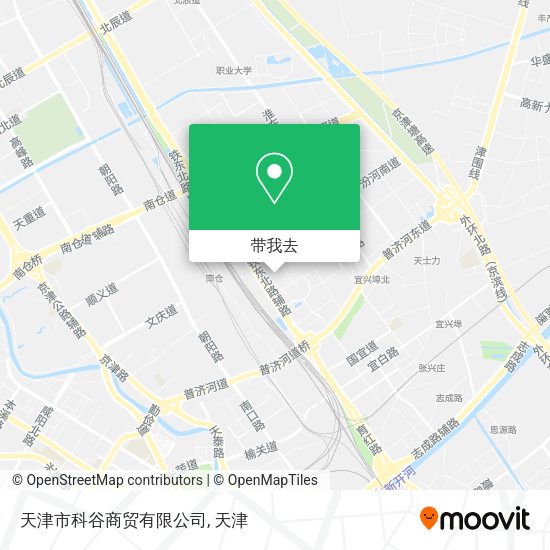 天津市科谷商贸有限公司地图