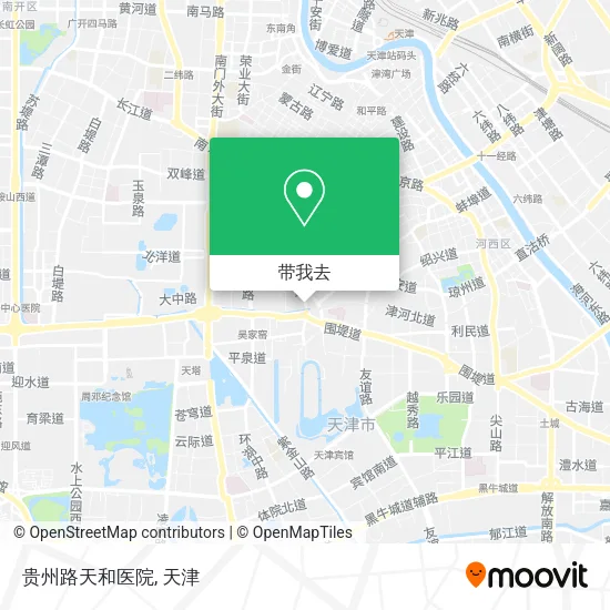 贵州路天和医院地图