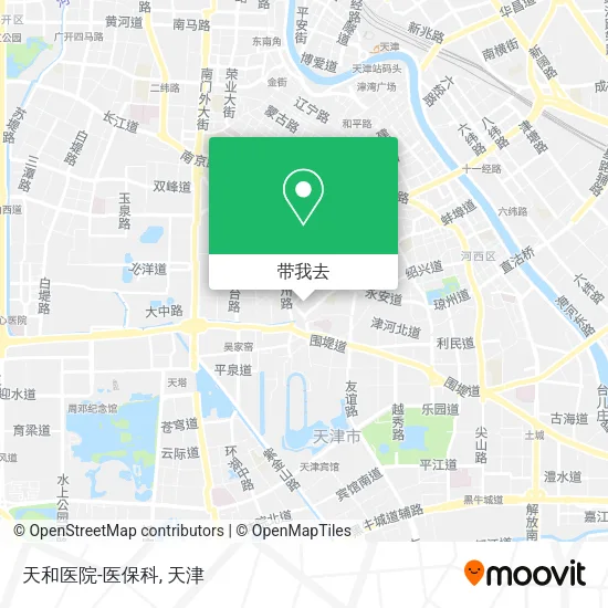 天和医院-医保科地图