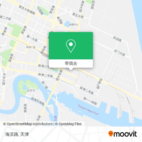 海滨路地图