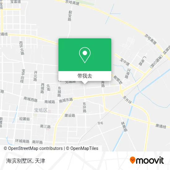 海滨别墅区地图