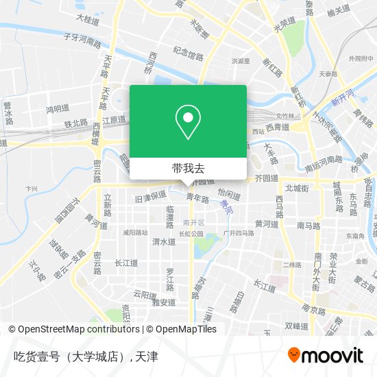 吃货壹号（大学城店）地图