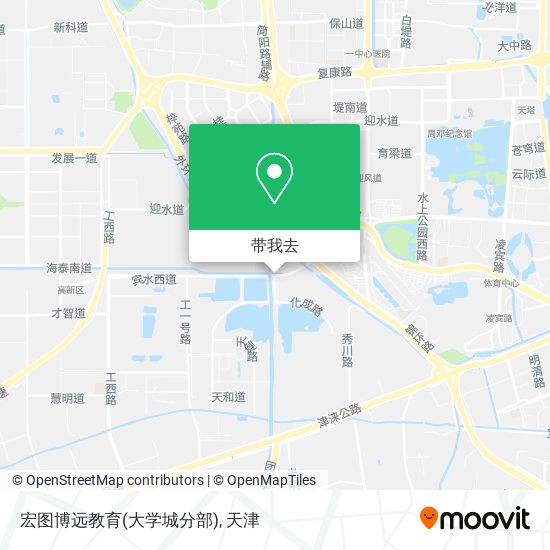宏图博远教育(大学城分部)地图