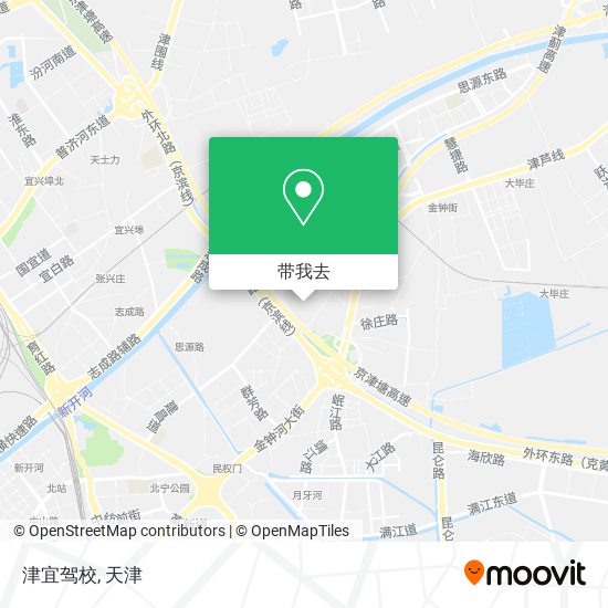 津宜驾校地图