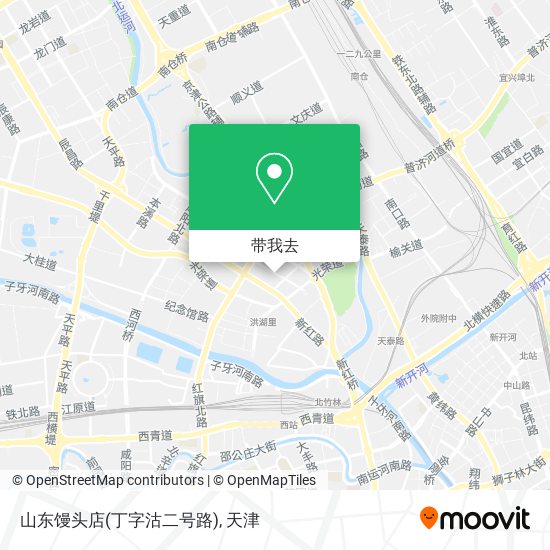 山东馒头店(丁字沽二号路)地图
