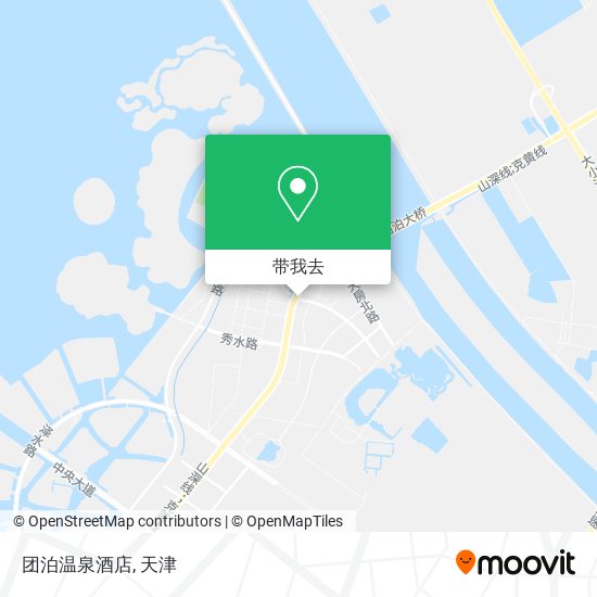 团泊温泉酒店地图