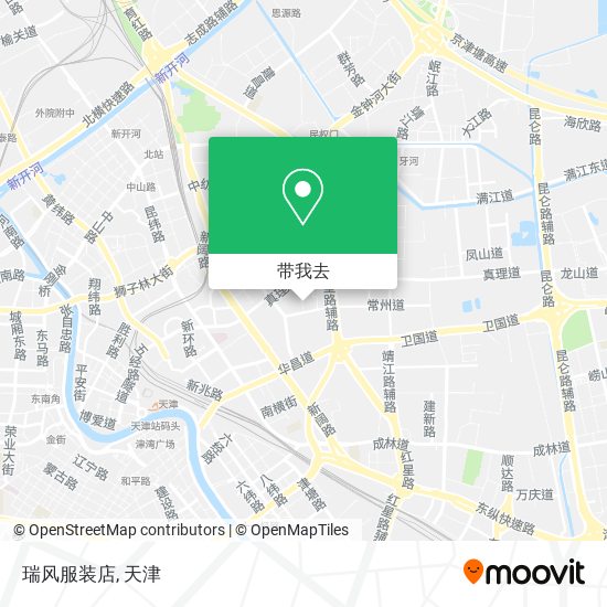 瑞风服装店地图