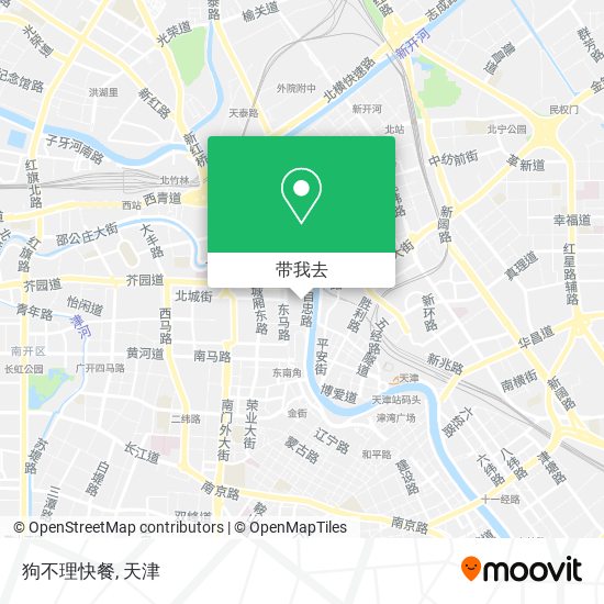 狗不理快餐地图